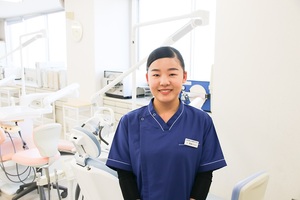 歯科衛生士学科2年　青島ののかさん