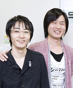 大西 進さん（左）・後藤　択茉さん（右）